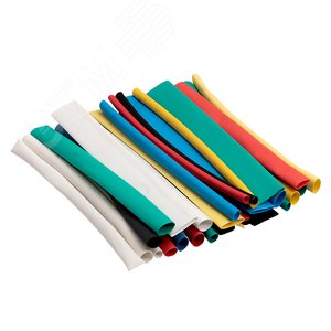 Набор ТУТ нг: 6 цветов по 5шт. Разного диаметра (3/1,5 ,4/2, 5/2,5 , 6/3, 8/4) 100мм. PROxima - фото 3