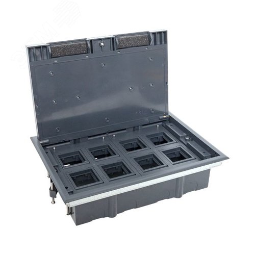 Лючок напольный с изменяемой глубиной C-Line 16 (с приборной рамкой) - фото 11