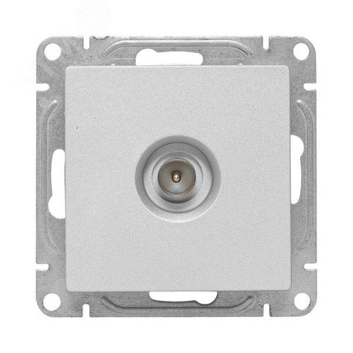 Эпика Механизм розетки TV одиночная алюминий EKF - фото 2