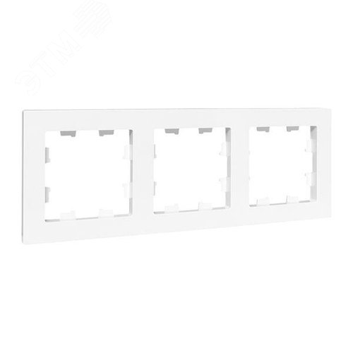 Изображение товара Эпика Рамка 3-местная белый пластик EKF (шт)