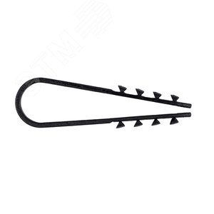 Дюбель-хомут для круглого кабеля (11-18мм) черный (50шт.) PROxima - фото 2