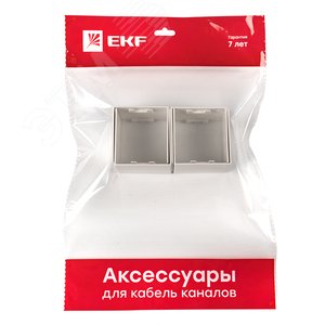 Соединитель (60х60) (4 шт) Plast Белый - фото 2