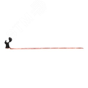 Держатель под черепицу с крючком с пластиковым фиксатором L 415 Cu PROxima - фото 2