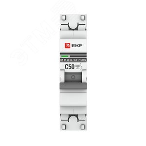 Выключатель автоматический 1P 50А (C) 6кА ВА 47-63 DC PROxima - фото 2