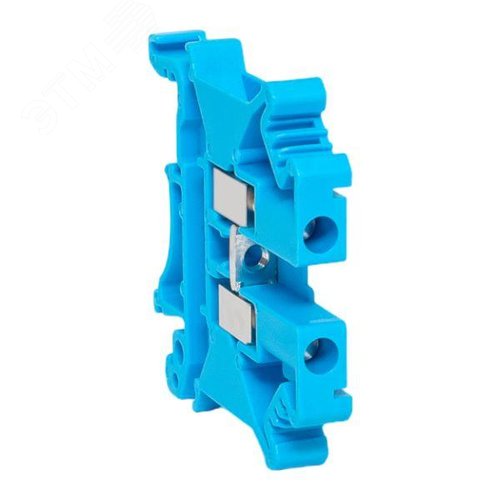 Клемма проходная винтовая UT 4 мм2 синяя EKF - фото 2