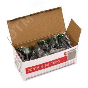 Кнопка SW2C-MD 'грибок' зеленая с подсветкой NO+NC 24В PROxima - фото 3