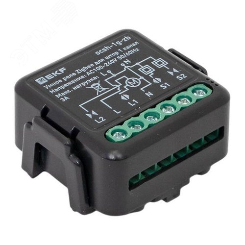 Умное реле для штор в подрозетник 1-канальное Zigbee EKF Connect Select - фото 8