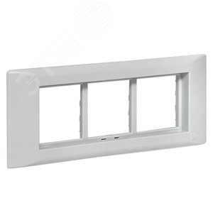 Рамка+суппорт на 6 модулей (3 поста) C-Line - фото 1