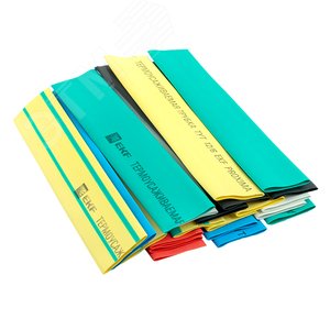 Трубка термоусаживаемая ТУТ нг 12/6 (7 цветов по 3шт) 100мм PROxima - фото 3