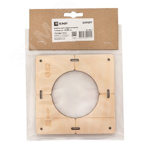 Шаблон для подрозетников c 1 отв. диам. 82 мм Expert - фото 2
