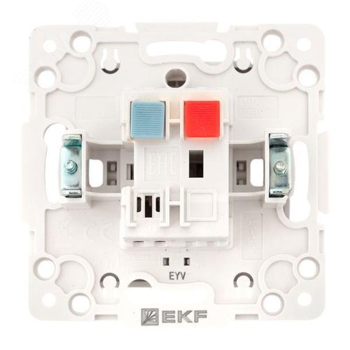 Механизм кнопки нажимной 10А белый Стокгольм EKF - фото 4