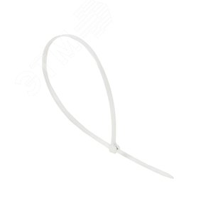 Хомут нейлоновый со стальным зубом (б), 5x300 (100шт) PROxima - фото 1