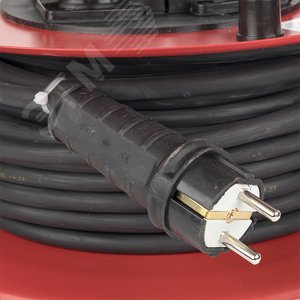 Удлинитель на катушке Гефест 2.0 4 гнезда 20 с заземлением и предохранителем КГ 3*2,5 16А/3,5к ВтIP44 PROxima - фото 2