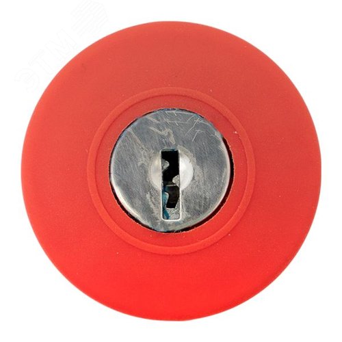 Механизм кнопки исполнительный XB4 Грибок красный поворотный с фиксацией с замком IP65 - фото 3