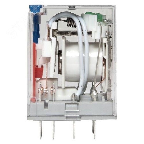 Реле промежуточное с кнопкой и мех. Индикацией RPAt 22/4 5A 110В DC EKF - фото 4