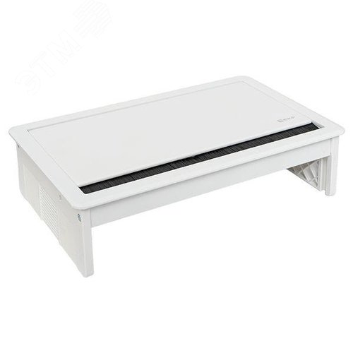 Встраиваемый настольный розеточный блок выдвижной, 8 модулей, белый, C-Line - фото 16