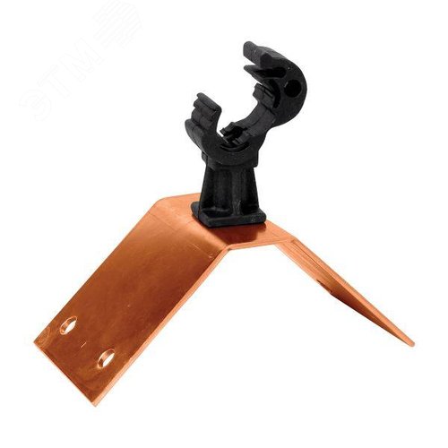 Держатель кровельный на конек с пластиковым фиксатором, Cu PROxima - фото 2