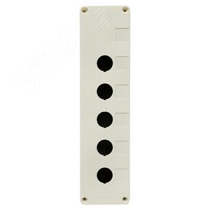 Корпус КП105 пластиковый 5 кнопок белый - фото 2