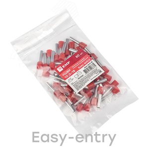 Наконечник штыревой втулочный изолированный НШвИ 10,0-18 (50шт.) PROxima - фото 2