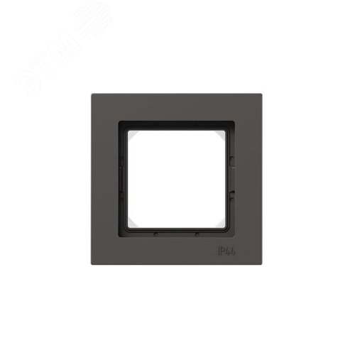 Рамка 1-местная IP44  мокко.  пластик Эпика EKF - фото 1