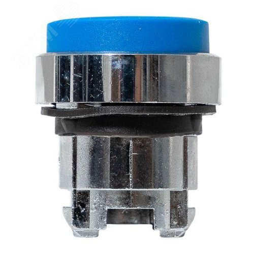 Исполнительный механизм кнопки XB4 синий выпирающая возвратный без фиксации, без подсветки IP65 - фото 3