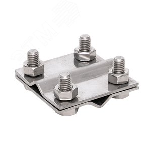 Зажим крестовидный прут-прут пластина 57x57 мм Ni PROxima - фото 2