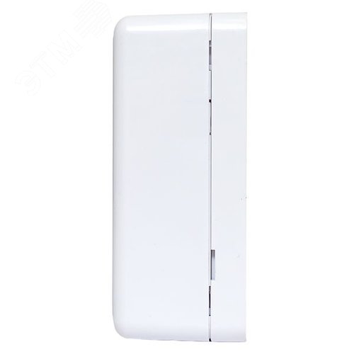 Корпус настенной розетки TERACOM PRO на 1 модуль Keystone со шторкой и маркером белый - фото 5