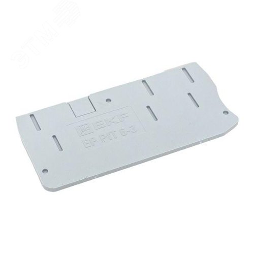 Заглушка для 6 Push-in 3 вывода серая - фото 1