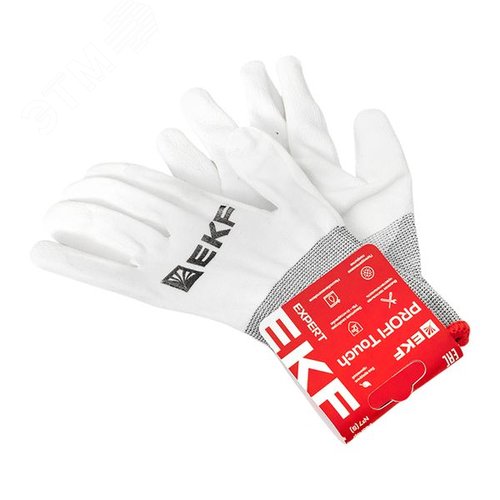 Перчатки рабочие PROFI Touch для чистовых работ (15 класс, 7 размер) EXPERT EKF - фото 2