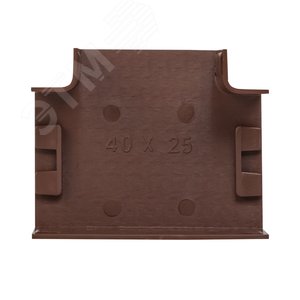 Угол T-образный (40х25) (4 шт) Plast под темное дерево - фото 2