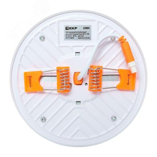 Светильник светодиодный ДВО 1106 круглый 18Вт 6500K IP20 LUMA - фото 6