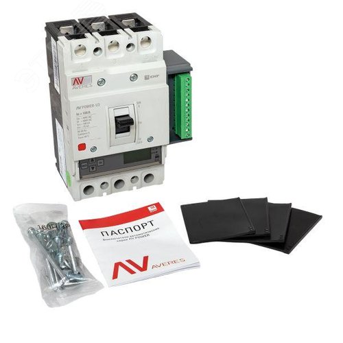 Автоматический выключатель AV POWER-1/3 160А 100kA ETU6.2 AVERES - фото 12