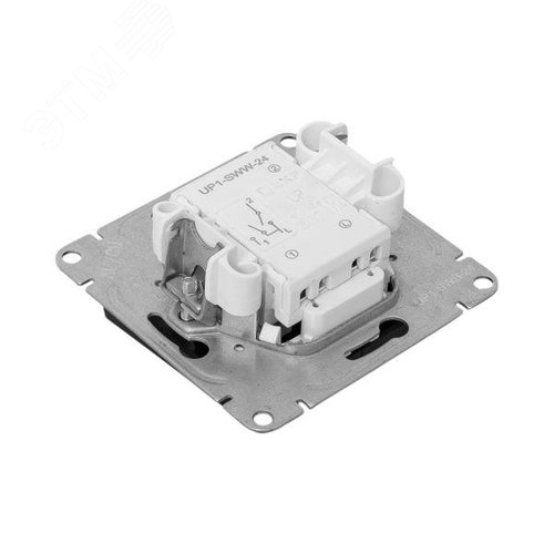 Эпика Механизм выключателя 2кл. с подсветкой черный EKF - фото 9