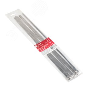 Хомут AISI 304 из нержавеющей стали, 4.6x360 (10 шт.) FlexLock PROxima - фото 2