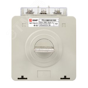 Трансформатор тока ТТЕ-A-1000/5А с клеммой напряжения класс точности 0,5S PROxima - фото 2