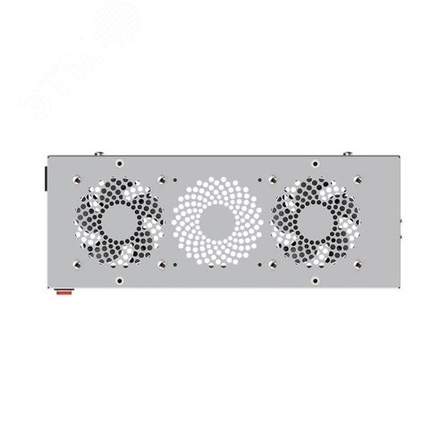 Блок охлаждения TERACOM PRO 2 вентилятора с выключателем и термостатом NO серый - фото 7