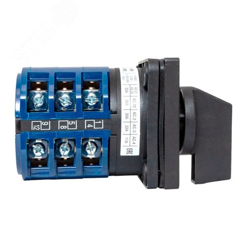 Переключатель кулачковый ПК-1-102 32А 2P 0-1-2-3 IP65 EKF - фото 3