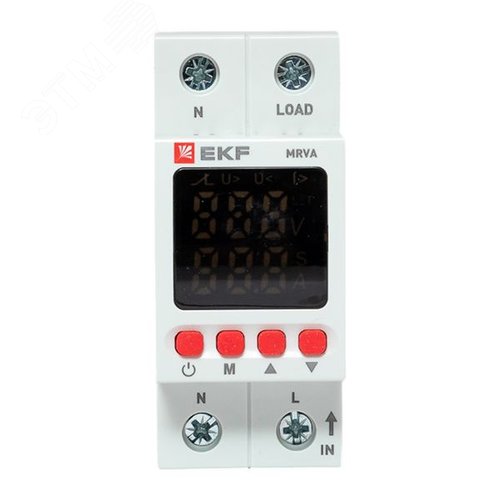 Реле напряжения и тока с дисп. 2 мод. MRVA 63A - фото 3