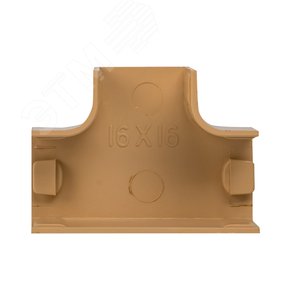 Угол T-образный (16х16) (4 шт) Plast PROxima под светлое дерево - фото 2