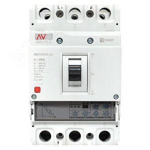 Выключатель автоматический AV POWER-2/3 250А 100kA ETU2.0 AVERES - фото 3