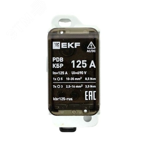 Клеммный блок распределительный КБР 125A EKF - фото 5