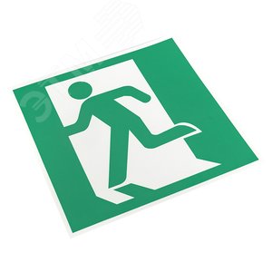 Знак ''Выход здесь'' (левосторонний) 200х200мм PROxima - фото 2