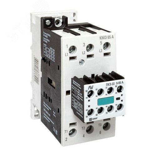 Изображение товара Комплект КМЭ 65А 400В АС с дополнительными контактами 2НО+2НЗ EKF AVERES (шт)