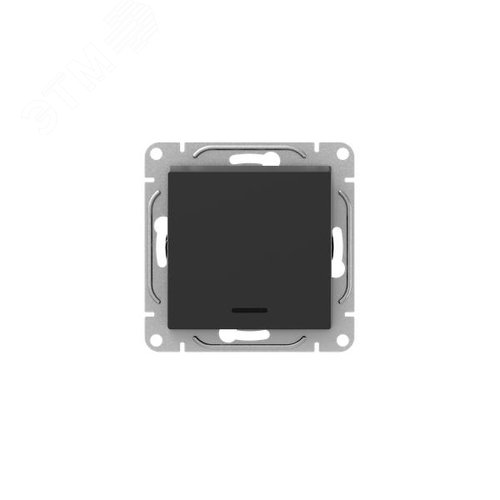 Эпика Механизм выключателя 1кл. с подсветкой черный EKF - фото 1