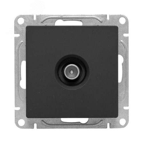 Эпика Механизм розетки TV оконечная черный EKF - фото 2