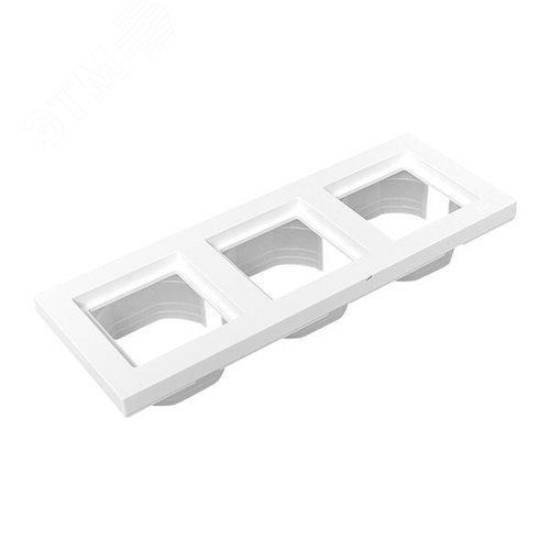 Эпика Рамка 3-местная IP44 белый пластик EKF - фото 6