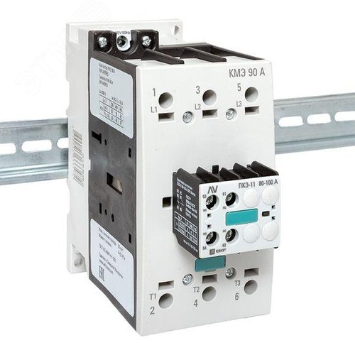 Комплект КМЭ 90А 230В АС с дополнительными контактами 1НО+1НЗ EKF AVERES - фото 2