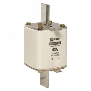 Вставка плавкая ППН-37 400/63А габарит 2 PROxima - фото 1