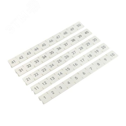 Изображение товара Маркировка для клемм 10/16/35/90 UT 1-50 (100 шт) (шт)