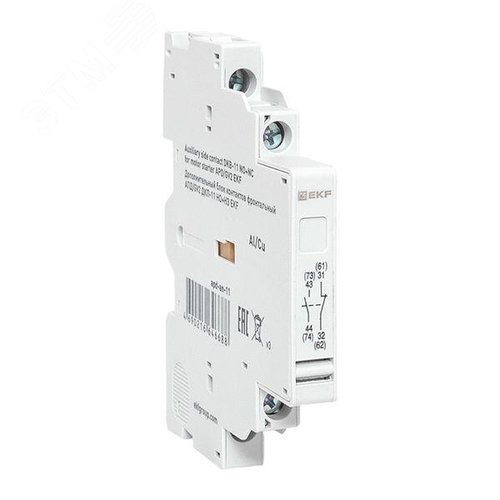 Изображение товара Дополнительный блок контактов боковой АПД/GV2 ДКП-11 НО+НЗ EKF (шт)